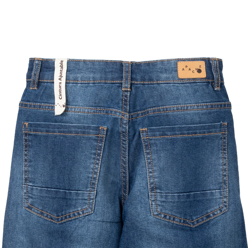 JEANS NIÑO RECTO BASICO DENIM PILLIN - 4