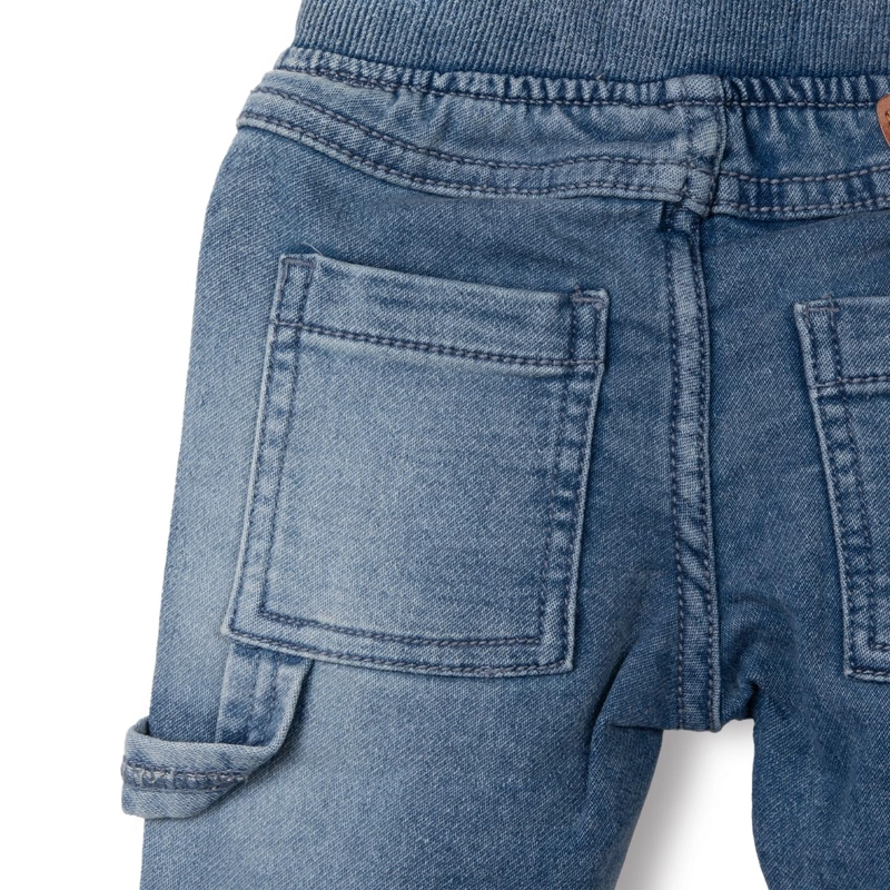 JEANS BEBE  NIÑO JOGGER CINTURA AJUSTABLE DENIM PILLIN - 4