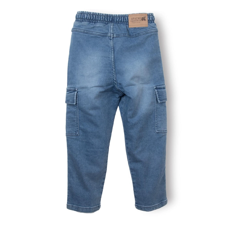JEANS NIÑO JOGGER CINTURA AJUSTABLE DENIM PILLIN - 2
