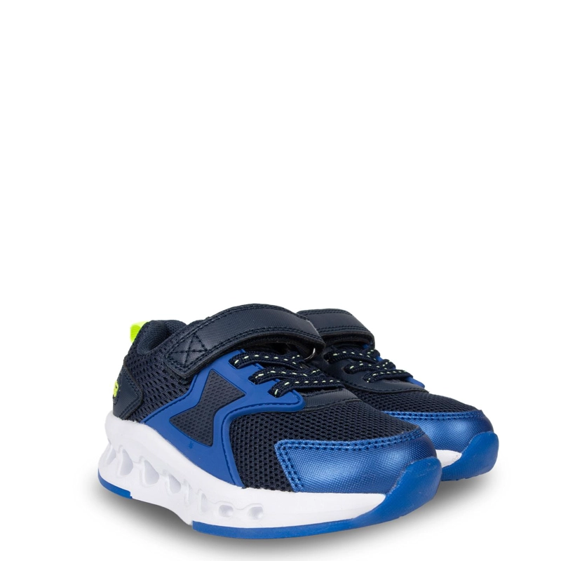 ZAPATILLA BEBE  NIÑO SUELA CHUNKY CON VELCRO AZUL MARINO PILLIN - 1