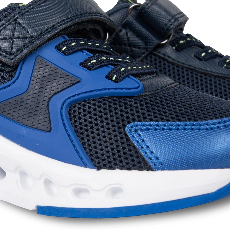 ZAPATILLA BEBE  NIÑO SUELA CHUNKY CON VELCRO AZUL MARINO PILLIN - 5