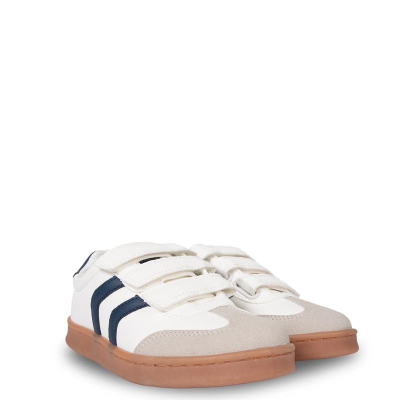 ZAPATILLA NIÑO RETRO VELCROS AJUSTABLES BLANCO PILLIN - 1