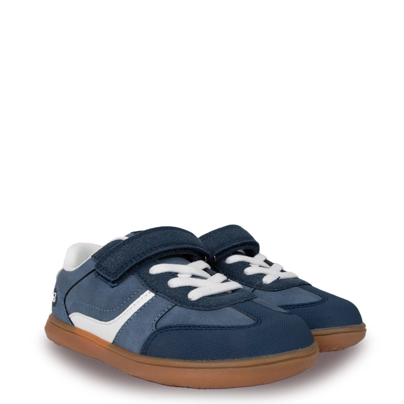 ZAPATILLA BEBE  NIÑO RETRO CON VELCRO AZUL PILLIN - 1
