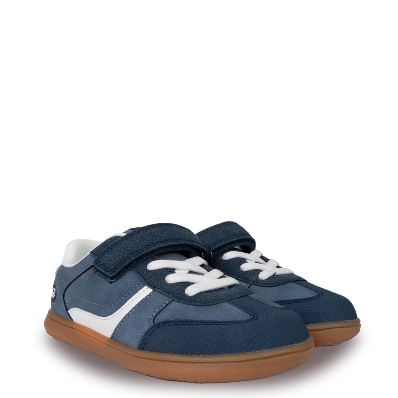 ZAPATILLA BEBE  NIÑO RETRO CON VELCRO AZUL PILLIN - 1
