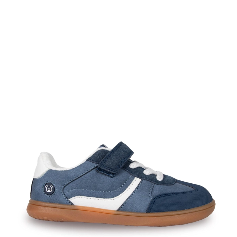 ZAPATILLA BEBE  NIÑO RETRO CON VELCRO AZUL PILLIN - 2