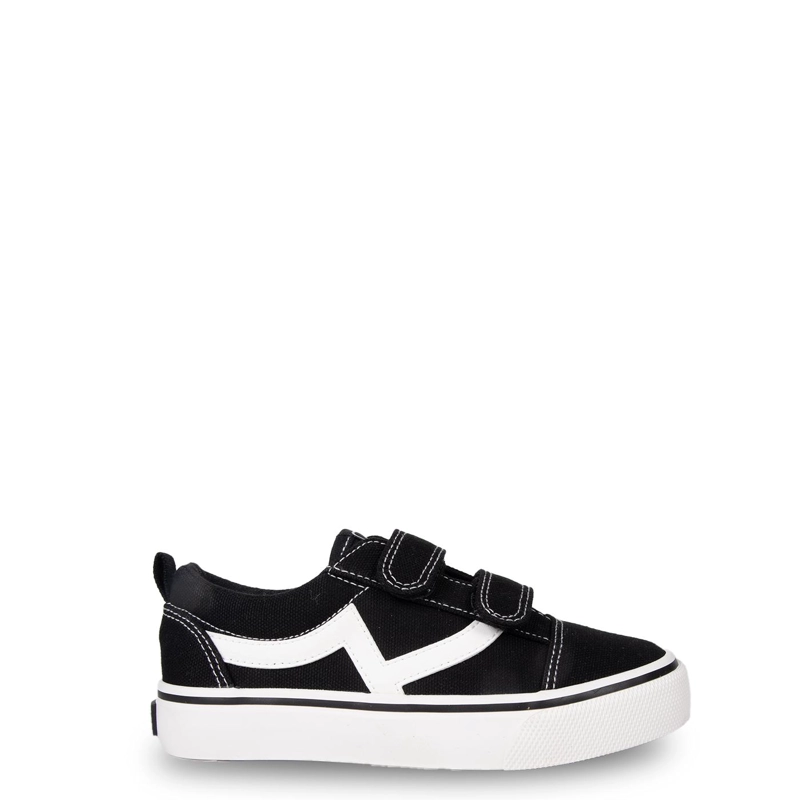ZAPATILLA NIÑO DE LONA VELCROS AJUSTABLES NEGRO PILLIN - 2