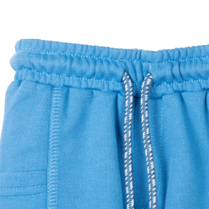 BERMUDA BEBE  NIÑO FRANELA CINTURA ELASTICADA AZUL PILLIN - 2