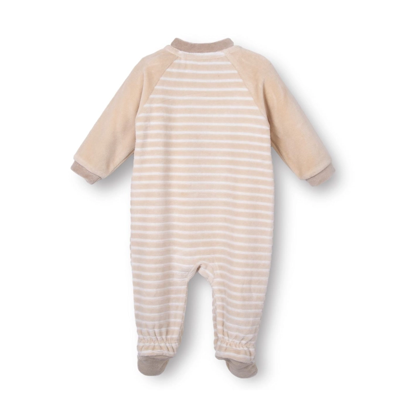OSITO PLUSH RECIE N NACIDO NIÑO BORDADO PULPO PIRATA BEIGE PILLIN - 2