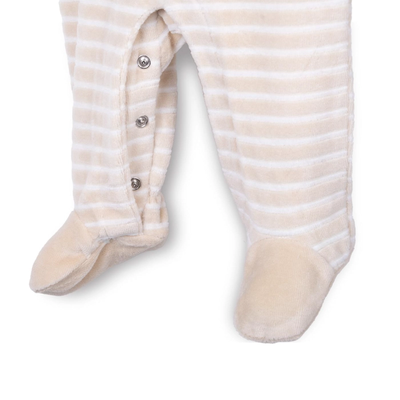 OSITO PLUSH RECIE N NACIDO NIÑO BORDADO PULPO PIRATA BEIGE PILLIN - 5