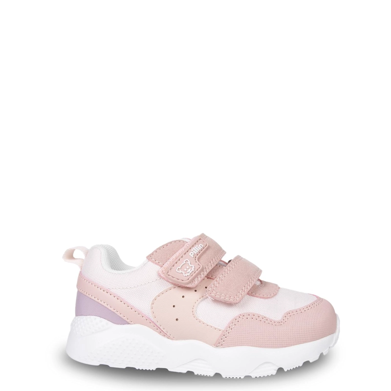 ZAPATILLA BEBE  NIÑA DOBLE VELCRO AJUSTABLE DAMASCO PILLIN - 2