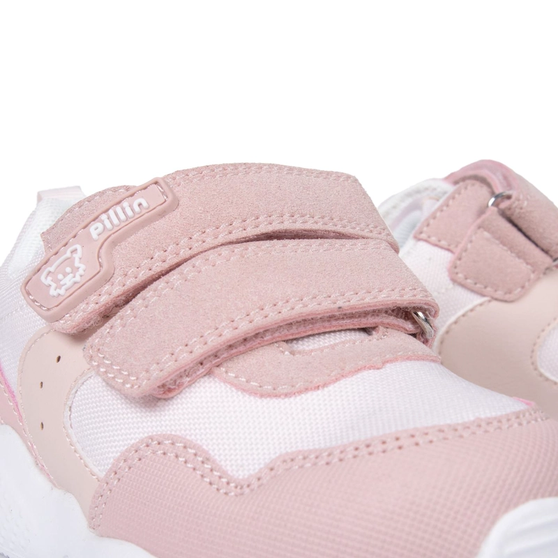 ZAPATILLA BEBE  NIÑA DOBLE VELCRO AJUSTABLE DAMASCO PILLIN - 5