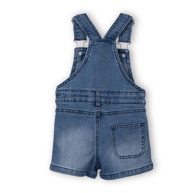 JARDINERA BEBE  NIÑO CON BOLSILLOS DENIM PILLIN - 2