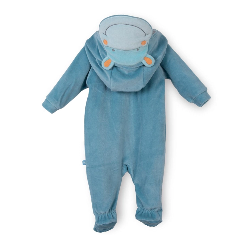 OSITO DIZFRAZ DE PLUSH RECIE N NACIDO NIÑO HIPOPOTAMO CELESTE PILLIN - 2