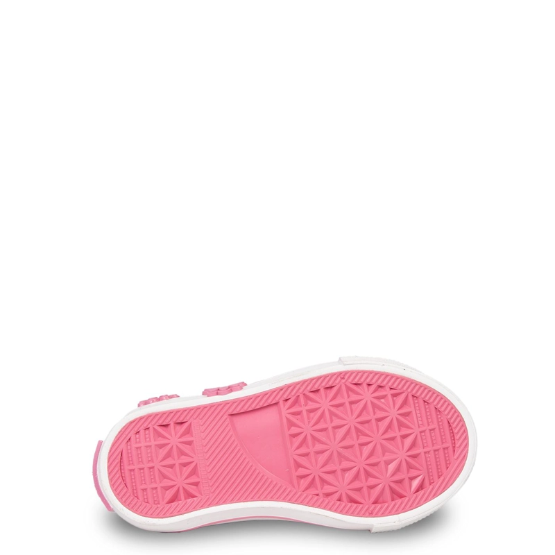 ZAPATILLA BEBE  NIÑA DE LONA FLORAL CRUDO PILLIN - 3