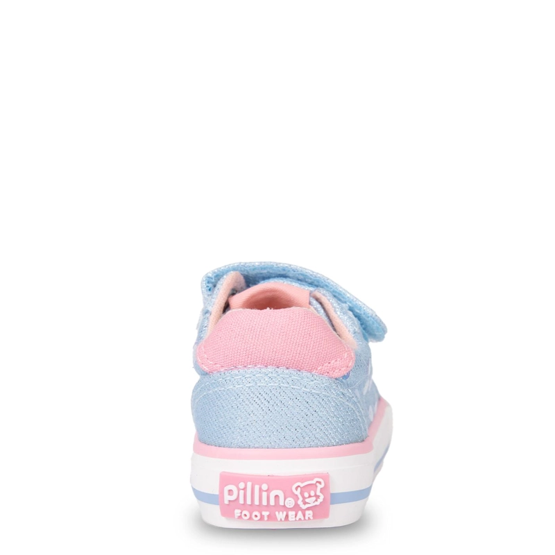ZAPATILLA BEBE  NIÑA DE LONA CON BRILLOS DENIM PILLIN - 4