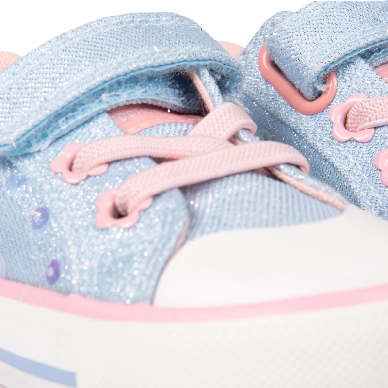 ZAPATILLA BEBE  NIÑA DE LONA CON BRILLOS DENIM PILLIN - 5