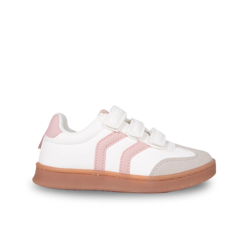 ZAPATILLA NIÑA RETRO VELCROS AJUSTABLES BLANCO PILLIN - 1