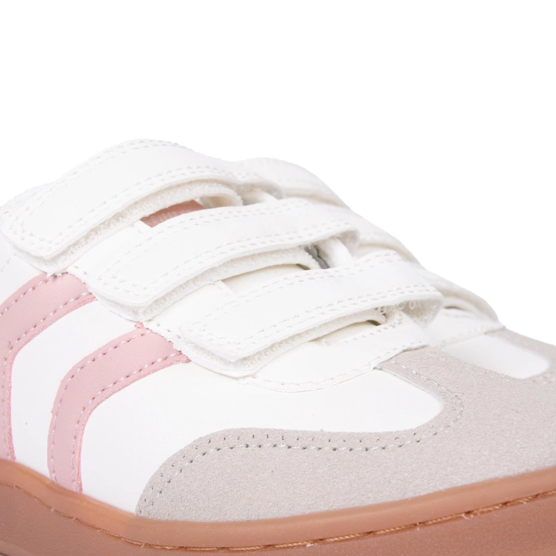 ZAPATILLA NIÑA RETRO VELCROS AJUSTABLES BLANCO PILLIN - 3