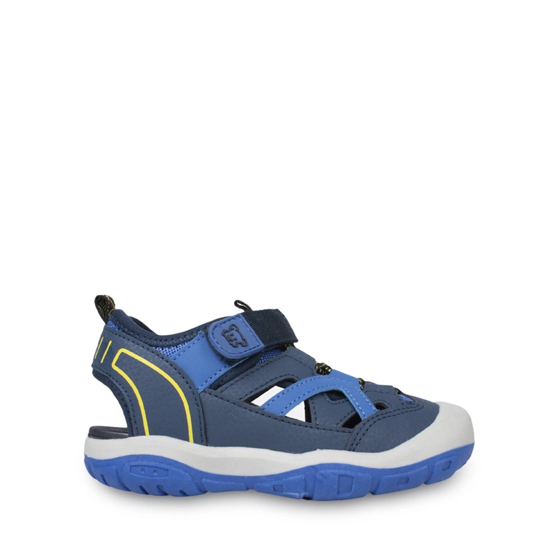 SANDALIA  OUTDOOR NIÑO CERRADA CON VELCRO AZUL PILLIN - 2