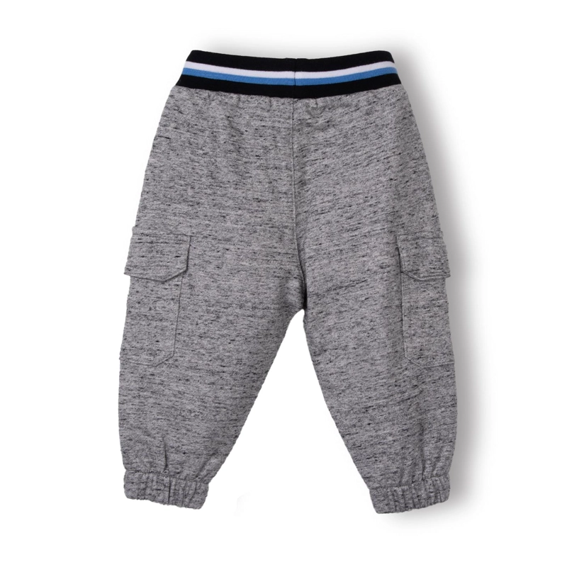 PANTALON BUZO BEBE  NIÑO CARGO MELANGE PILLIN - 2