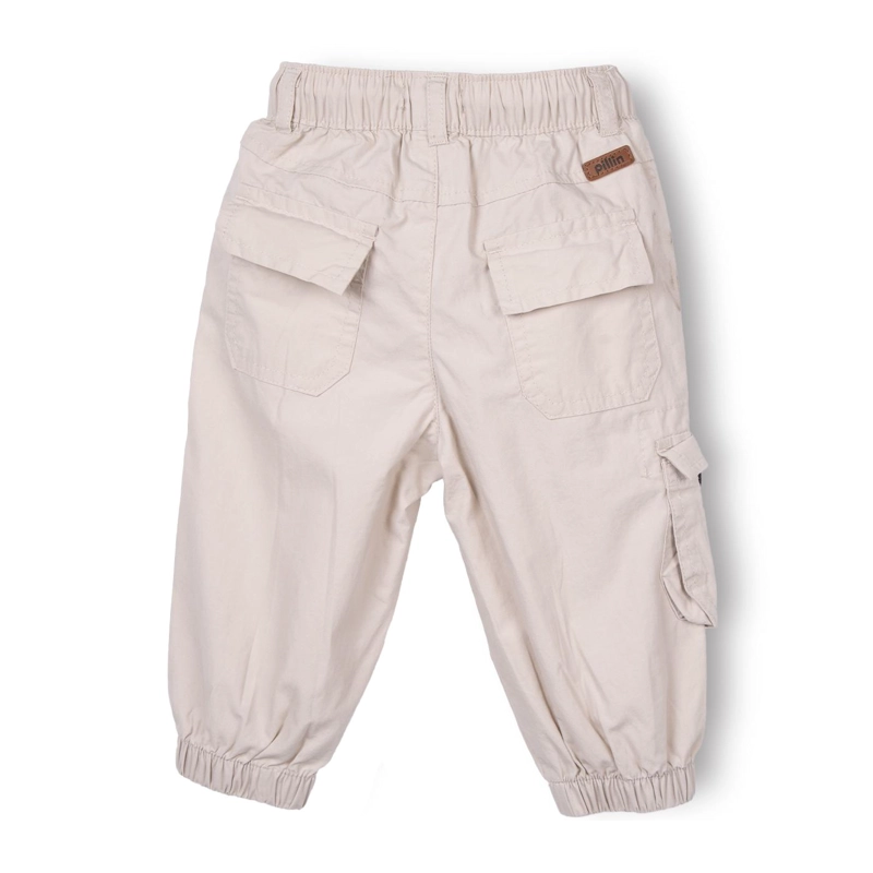 PANTALON BEBE  NIÑO CARGO ELASTICADO ARENA PILLIN - 2
