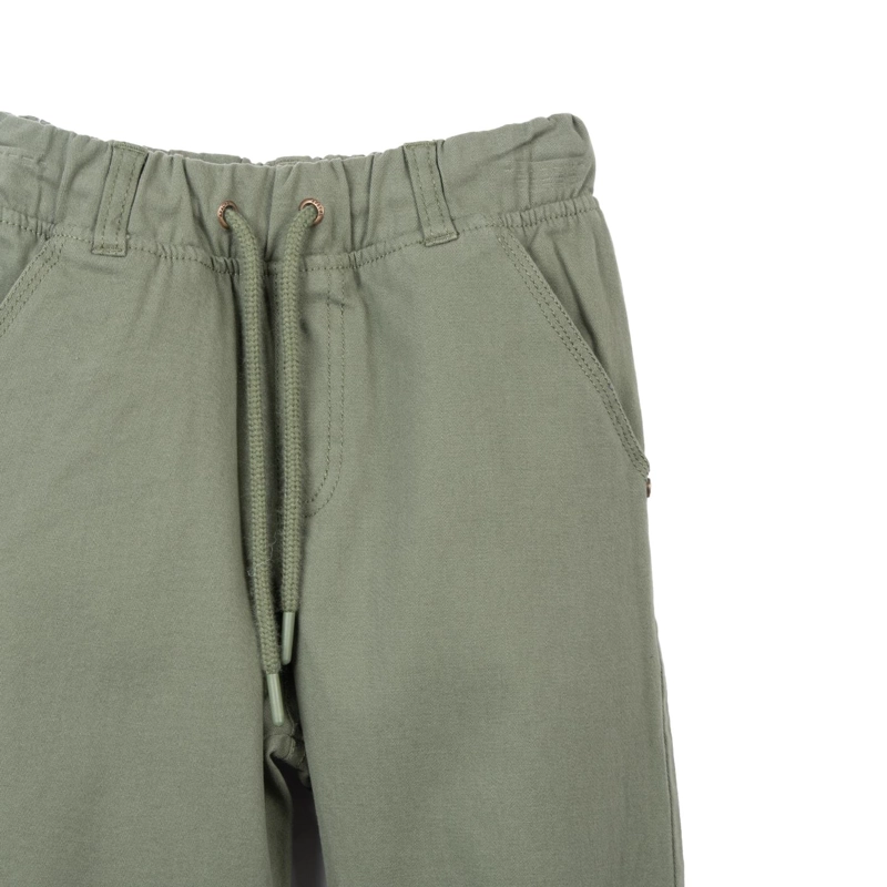 PANTALON NIÑO GABARDINA CINTURA ELASTICADA VERDE PILLIN - 3