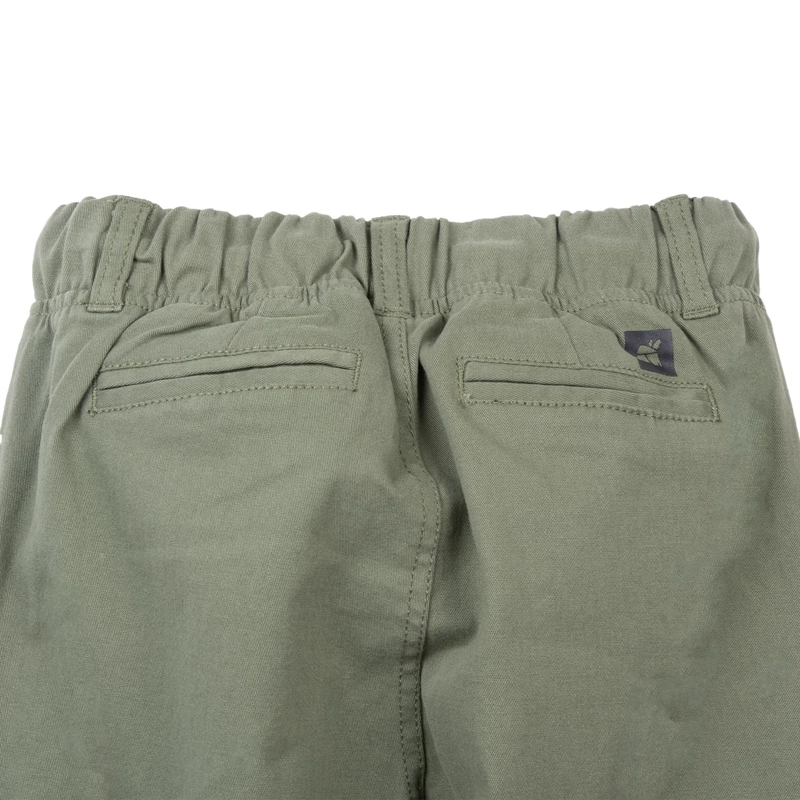 PANTALON NIÑO GABARDINA CINTURA ELASTICADA VERDE PILLIN - 4