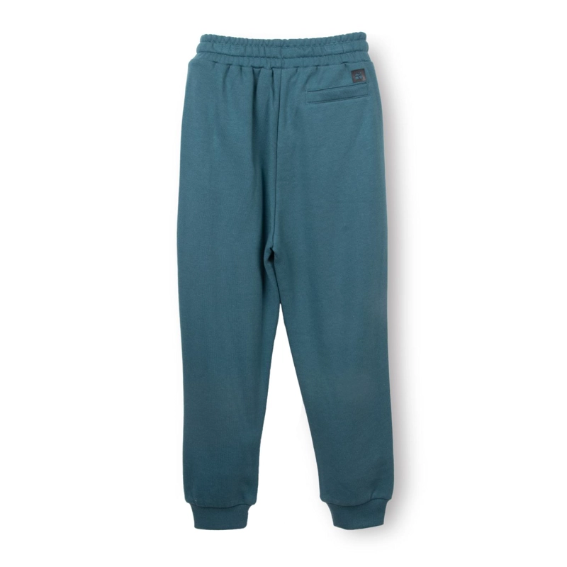 PANTALON BUZO NIÑO CINTURA AJUSTABLE VERDE PILLIN - 2