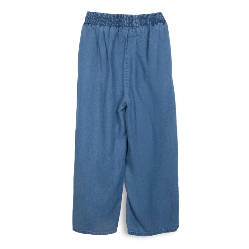 PANTALON NIÑA CINTURA ELASTICADA AZUL PILLIN - 2