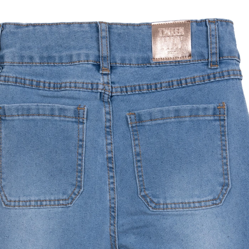 JEANS NIÑA FLARE DENIM PILLIN - 4