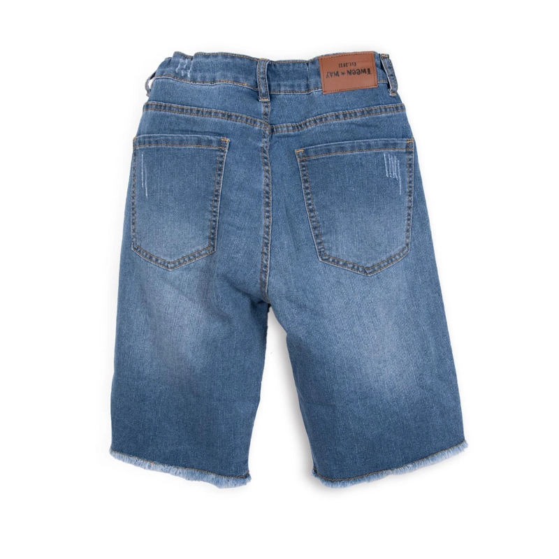JEANS NIÑA WIDE LEG AZUL PILLIN - 2