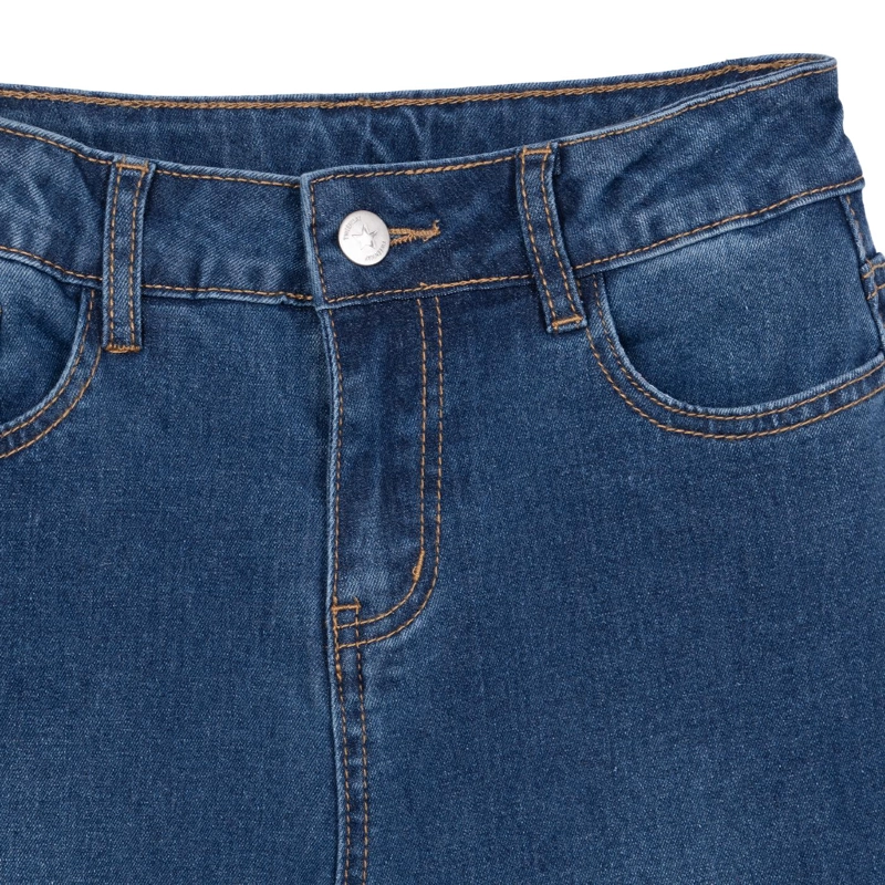 JEANS NIÑA WIDE LEG AZUL PILLIN - 3