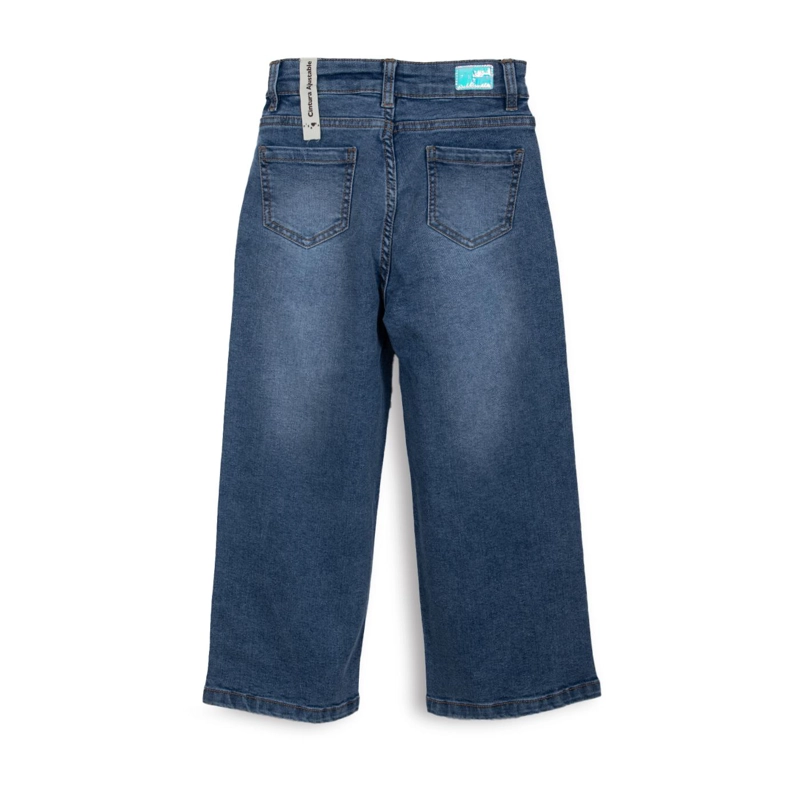 JEANS NIÑA WIDE LEG DENIM PILLIN - 2
