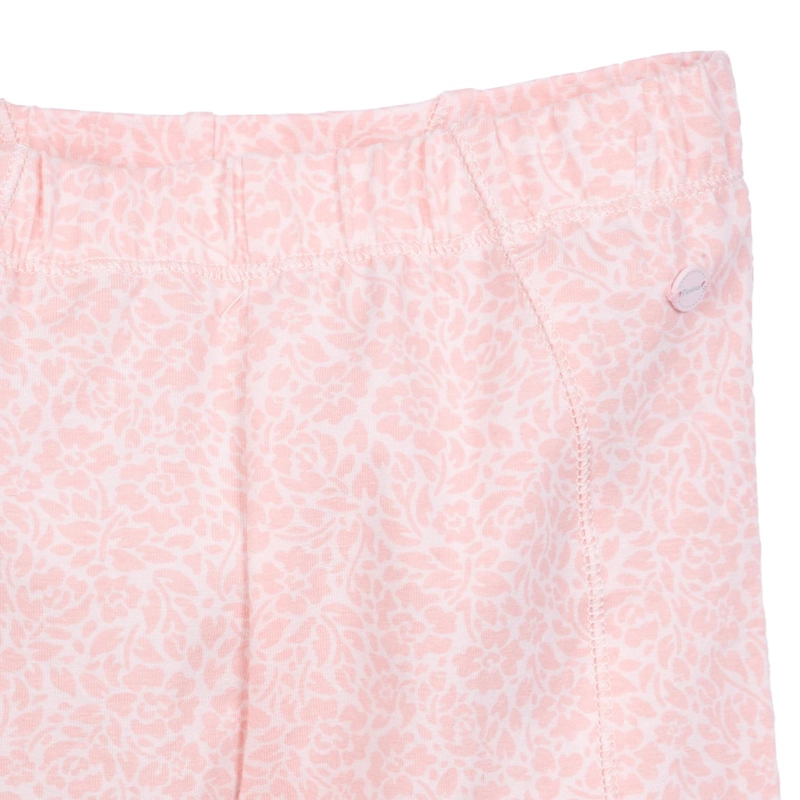CALZA CORTA NIÑA ESTAMPADO FLORAL ROSADO PILLIN - 3