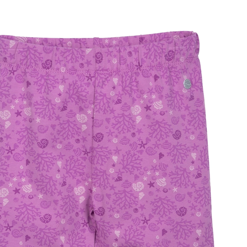 CALZA NIÑA ESTAMPADO FLORAL LILA PILLIN - 3