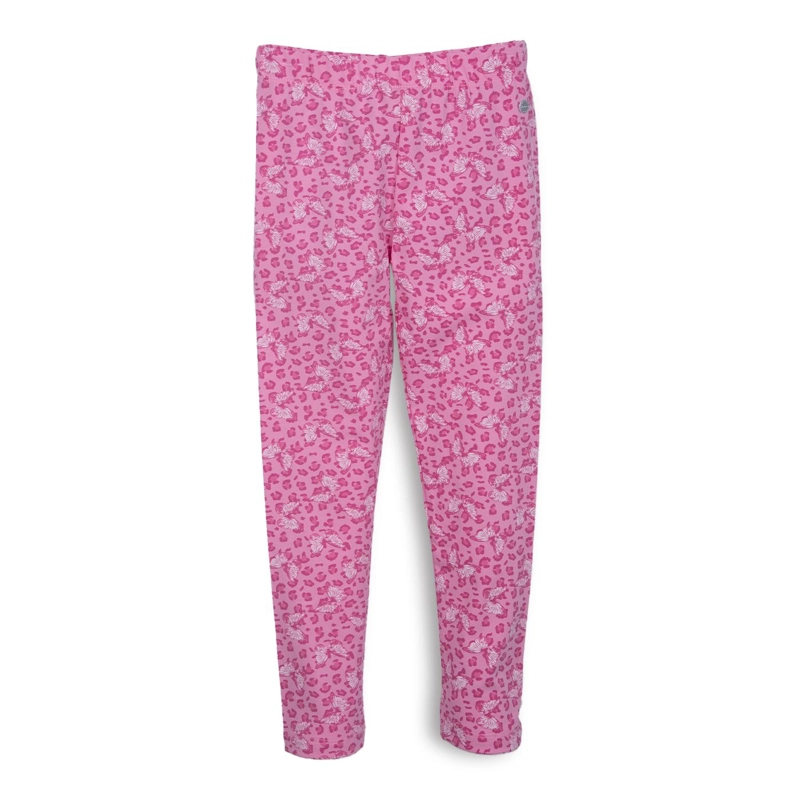CALZA NIÑA ESTAMPADO ANIMAL PRINT ROSADO PILLIN - 1