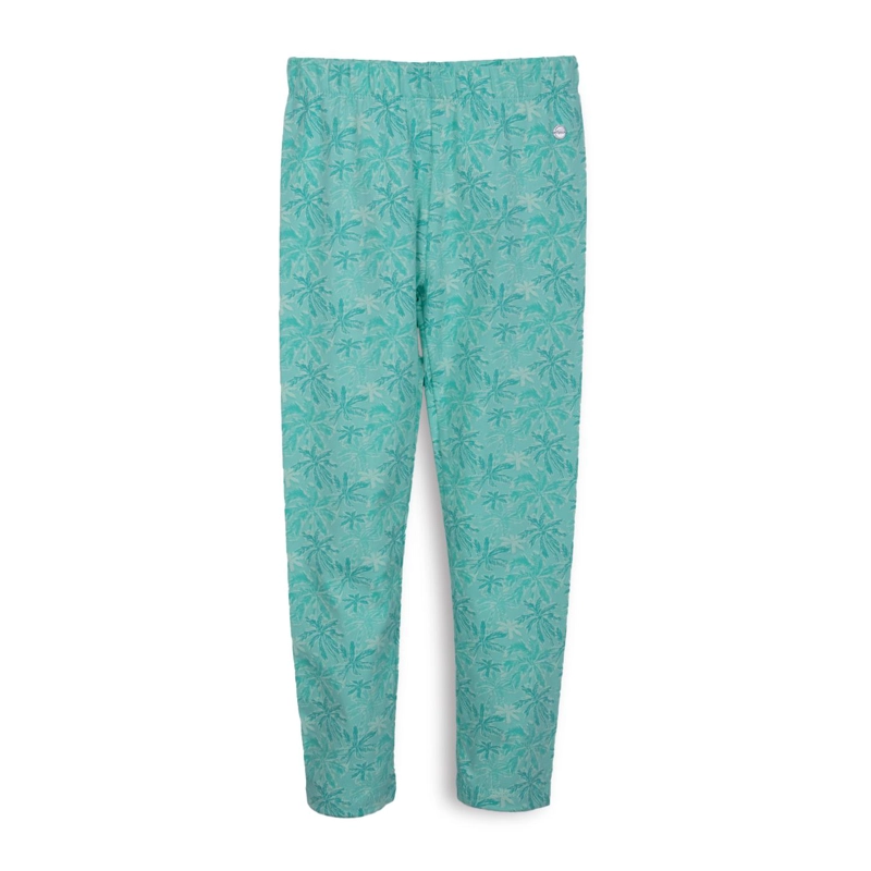 CALZA NIÑA ESTAMPADO PALMERAS AQUA PILLIN - 1