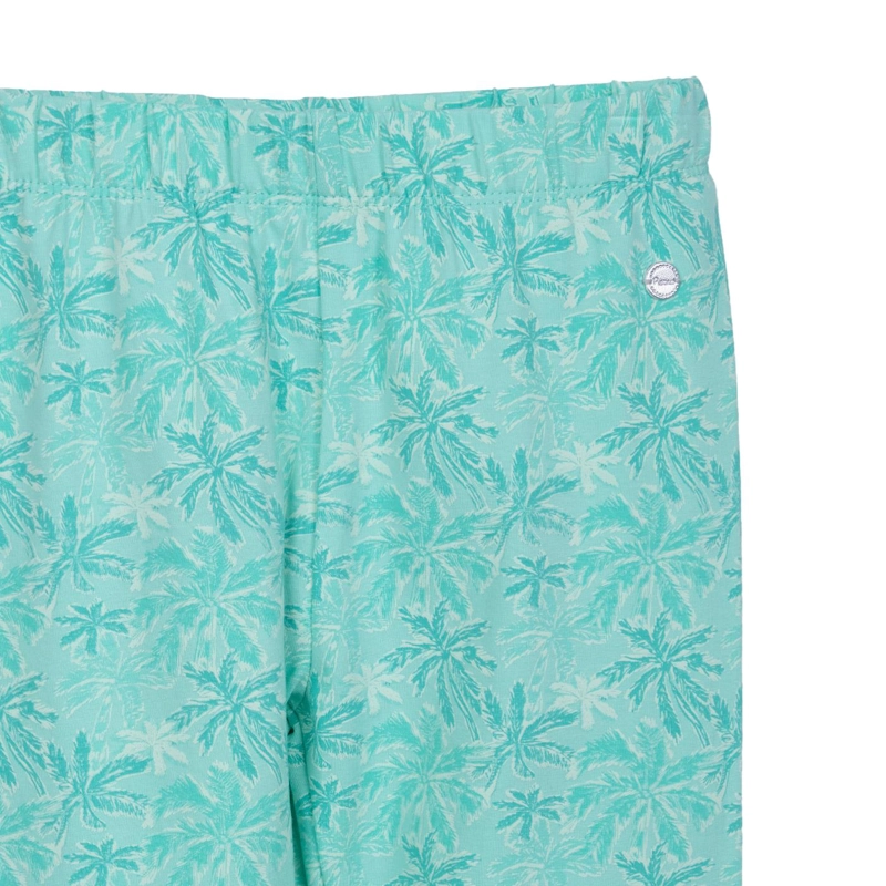 CALZA NIÑA ESTAMPADO PALMERAS AQUA PILLIN - 3