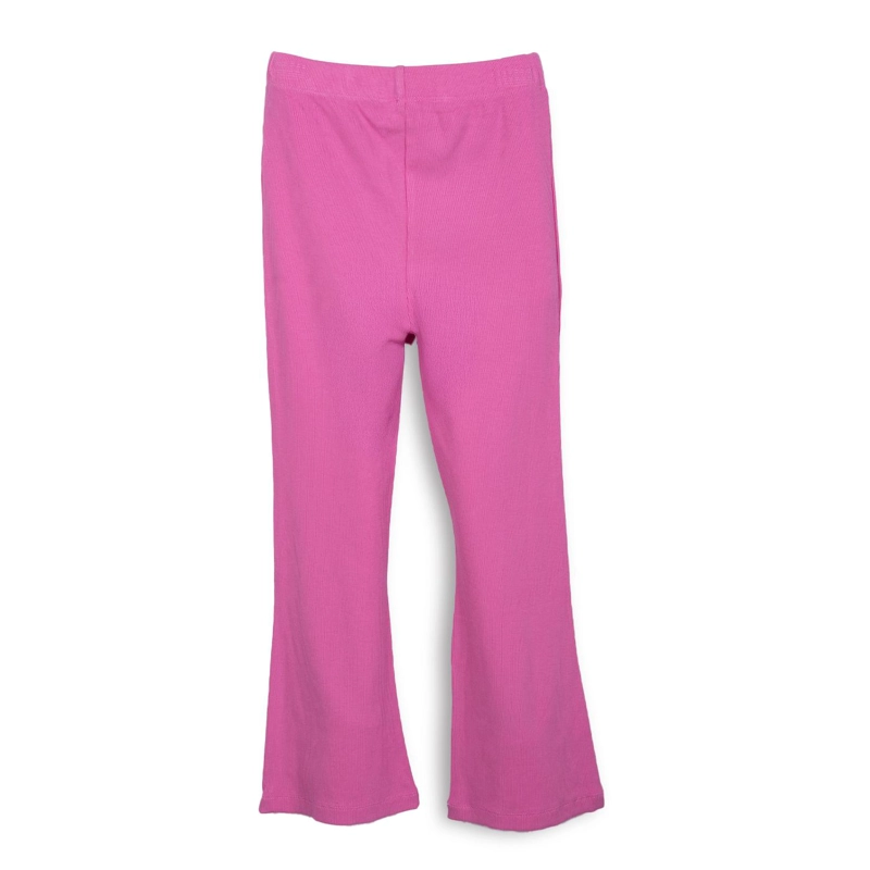 CALZA NIÑA LISA RIB CINTURA ELASTICADA LILA PILLIN - 2