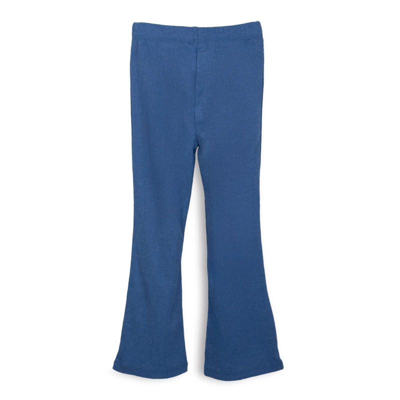 CALZA NIÑA LISA RIB CINTURA ELASTICADA DENIM PILLIN - 2