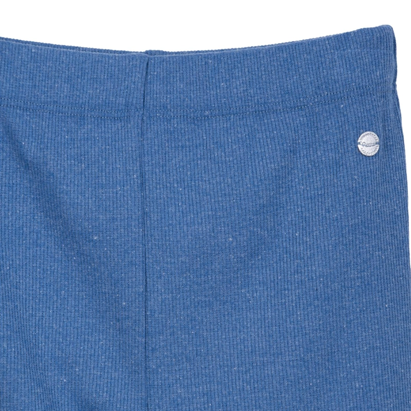 CALZA NIÑA LISA RIB CINTURA ELASTICADA DENIM PILLIN - 3