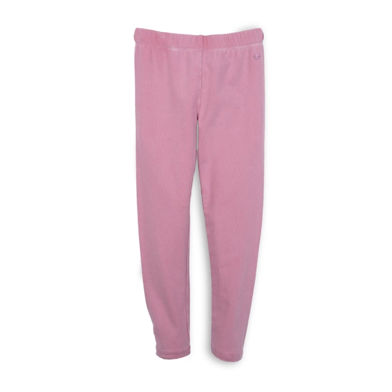 CALZA NIÑA LISA RIB ROSADO PILLIN - 1