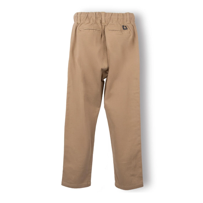 PANTALON NIÑO GABARDINA CINTURA ELASTICADA BEIGE PILLIN - 2