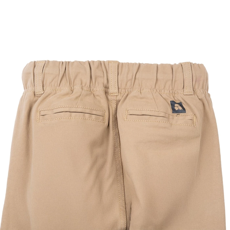 PANTALON NIÑO GABARDINA CINTURA ELASTICADA BEIGE PILLIN - 4