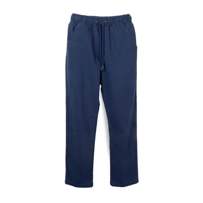 PANTALON NIÑO GABARDINA CINTURA ELASTICADA AZUL MARINO PILLIN - 1