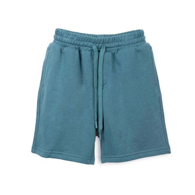 BERMUDA NIÑO FRANELA CINTURA AJUSTABLE VERDE PILLIN - 1