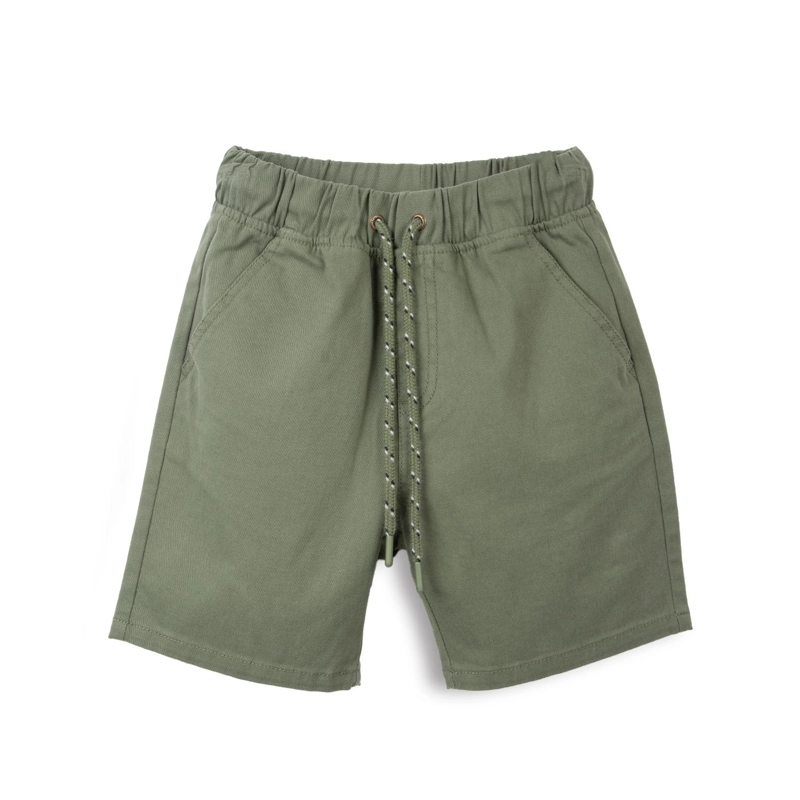 BERMUDA NIÑO GABARDINA VERDE PILLIN - 1
