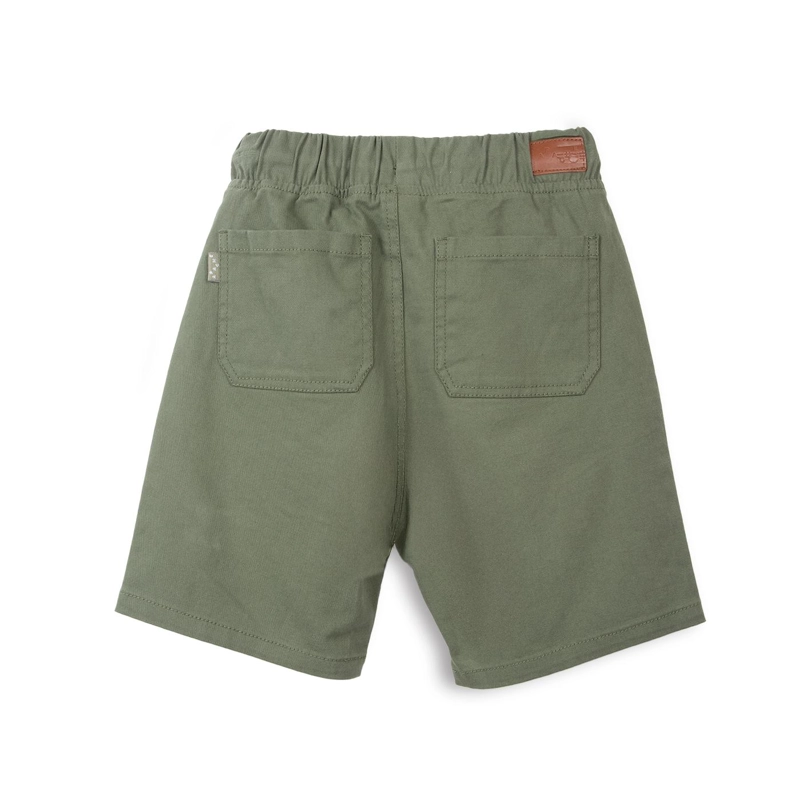 BERMUDA NIÑO GABARDINA VERDE PILLIN - 2