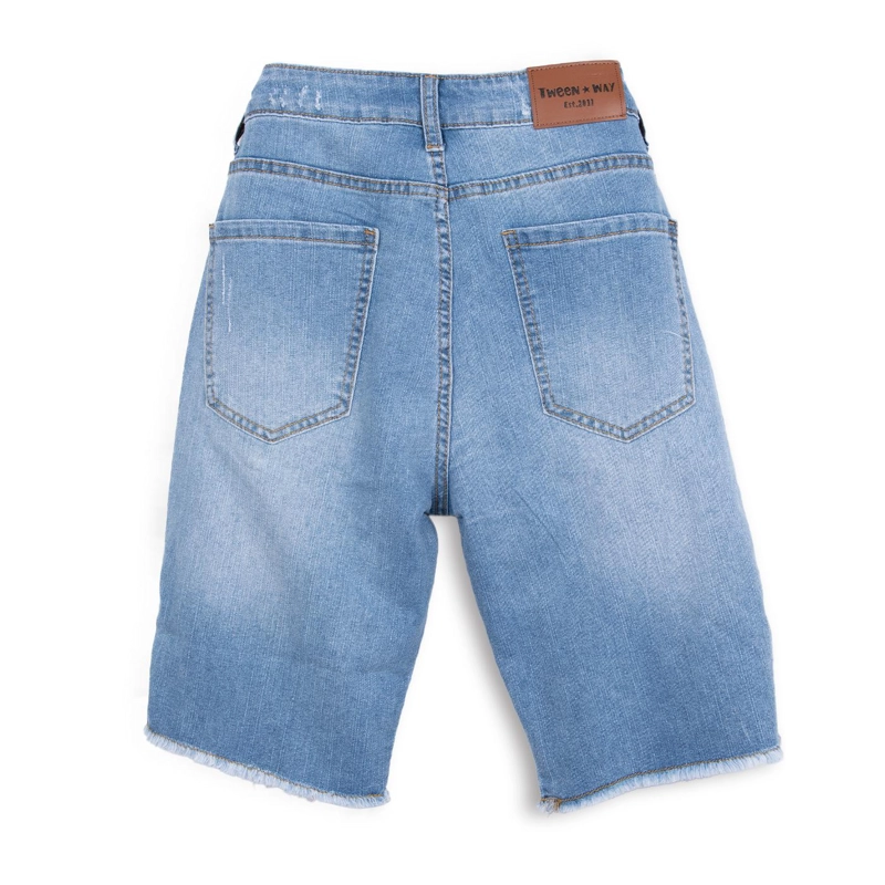 BERMUDA NIÑO BAGGY CELESTE PILLIN - 2