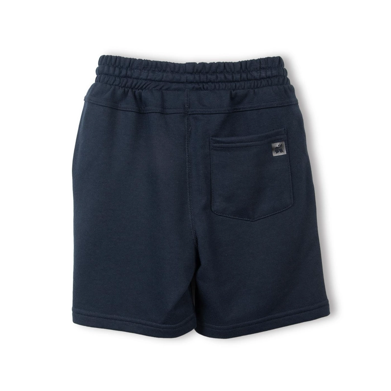BERMUDA NIÑO FRANELA CINTURA AJUSTABLE AZUL MARINO PILLIN - 2